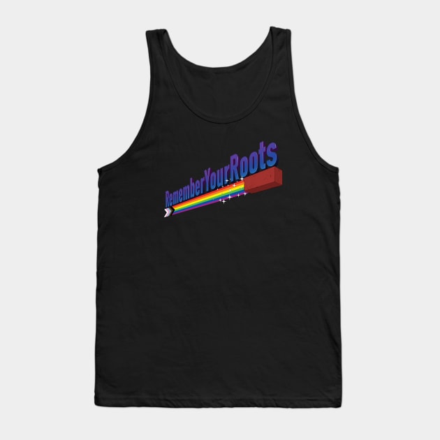 LGBT Pride, Remember Your Roots Tank Top by Iudi